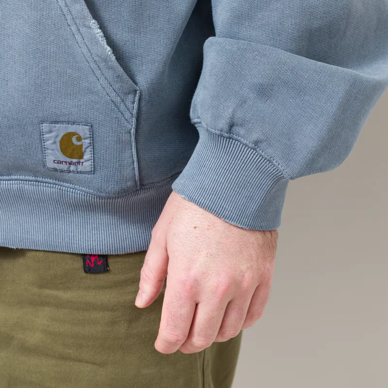 Carhartt WIP Hooded Torion Sweatshirt Office Blue-9