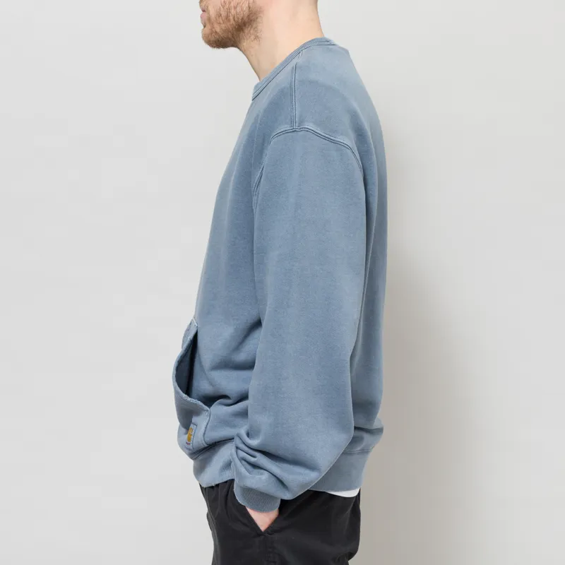 Carhartt WIP Torion Sweatshirt Office Blue-3