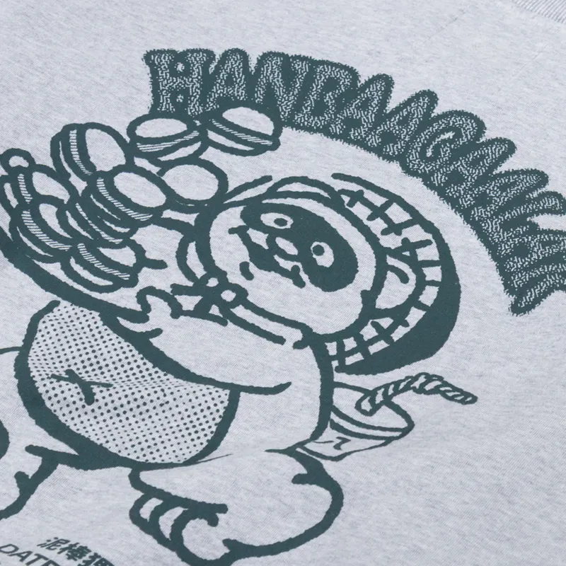 Edwin Tanuki Sweat Grey Marl-4