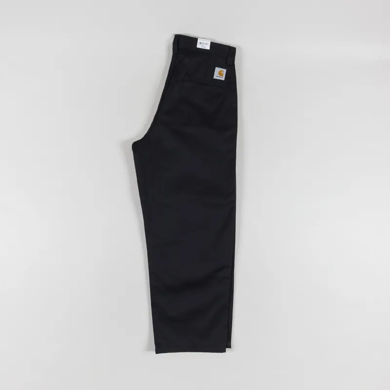 Carhartt WIP Brady Double Knee Chino Pant Black Rinsed-2