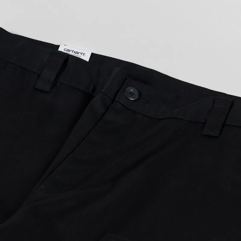 Carhartt WIP Brady Double Knee Chino Pant Black Rinsed-8