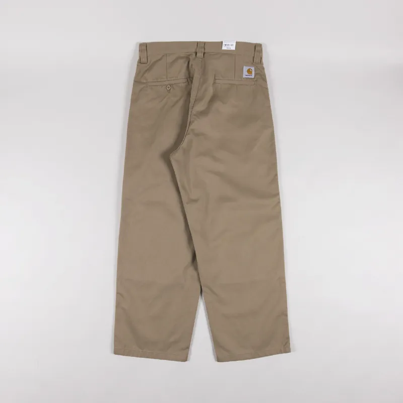 Carhartt WIP Brady Double Knee Chino Pant Leather Rinsed