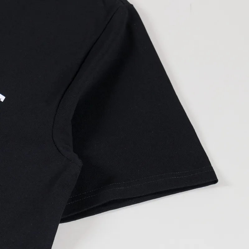 Carhartt WIP University Script T Shirt Black White-4