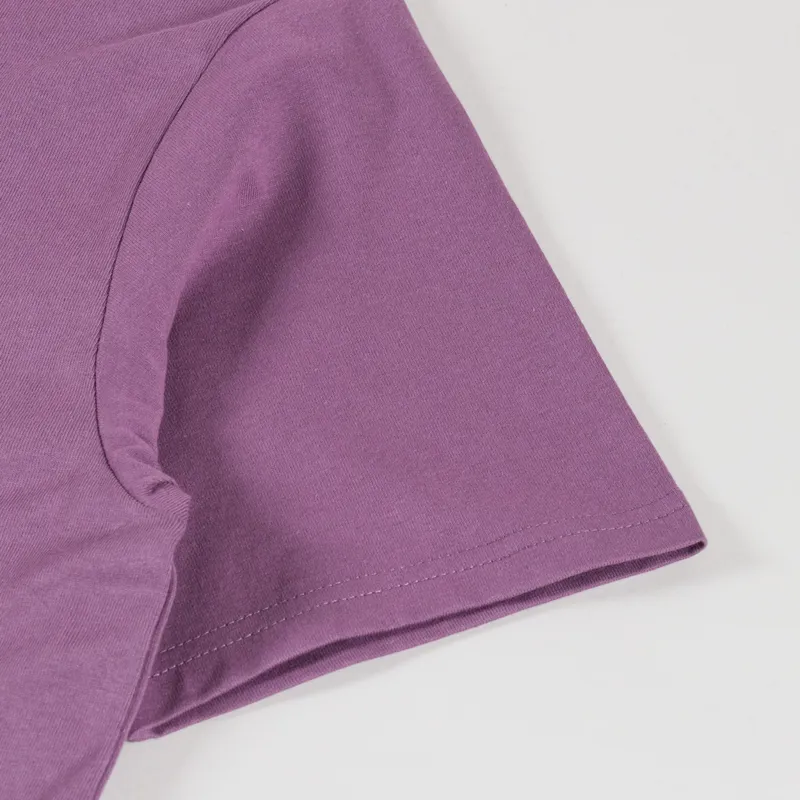 Carhartt WIP University Script T Shirt Phlox White-4