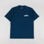 Carhartt WIP University Script T Shirt Blue River White