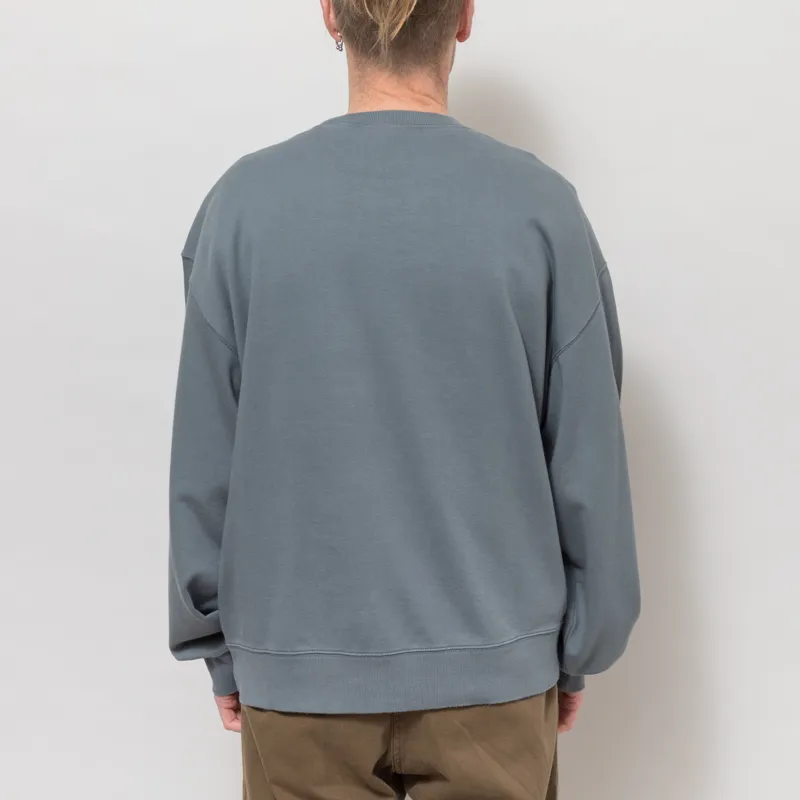 Carhartt WIP WIP III Sweatshirt Cozy Blue-3