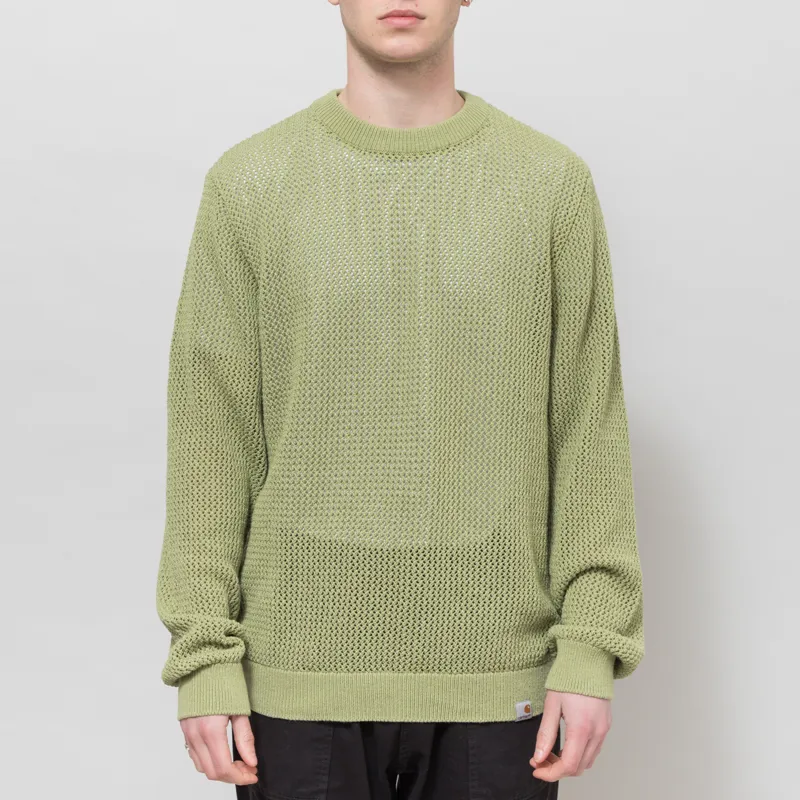 Carhartt WIP Stockton Sweater Gentle Green