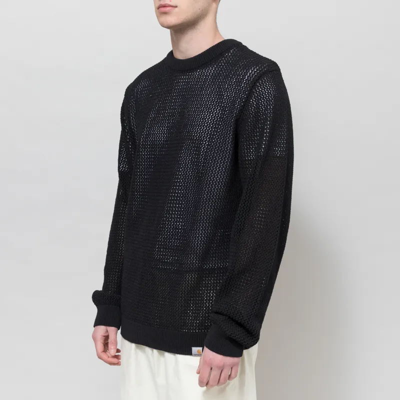 Carhartt WIP Stockton Sweater Black-1