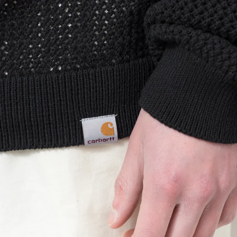 Carhartt WIP Stockton Sweater Black-6