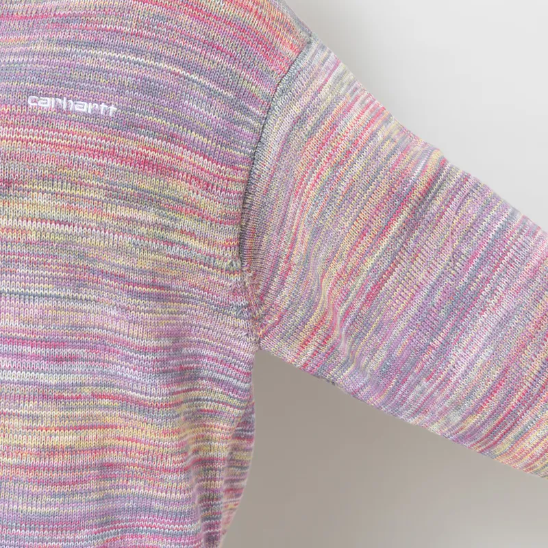 Carhartt WIP Womens Keenan Sweater Gradient Gentle Purple-3