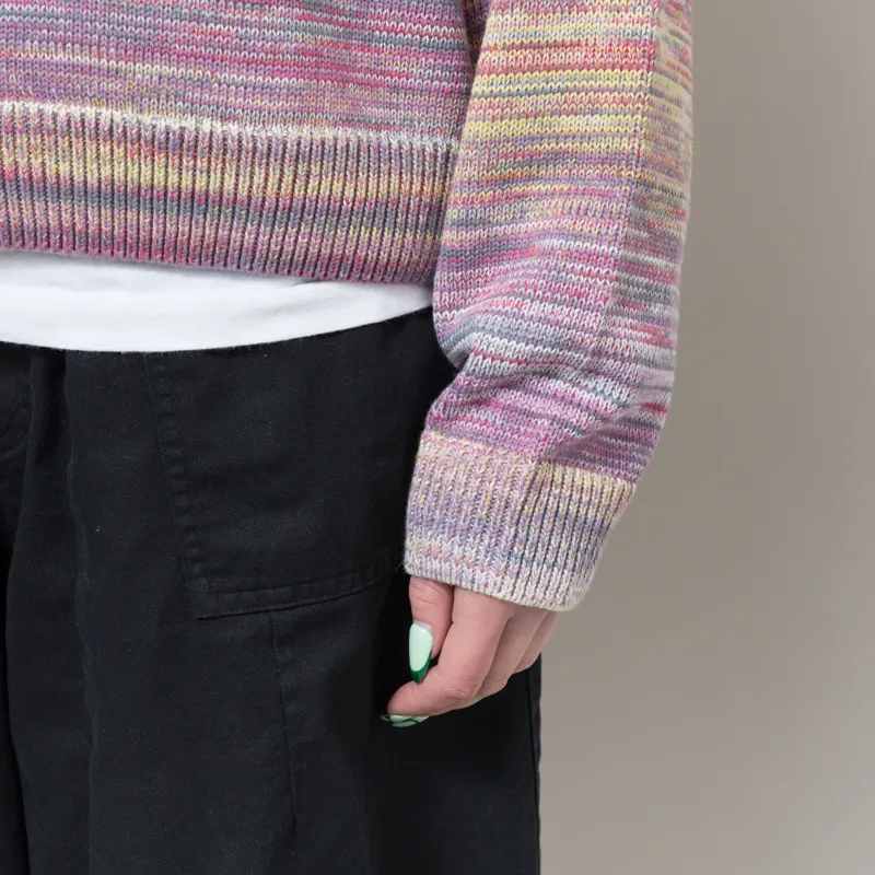 Carhartt WIP Womens Keenan Sweater Gradient Gentle Purple-6