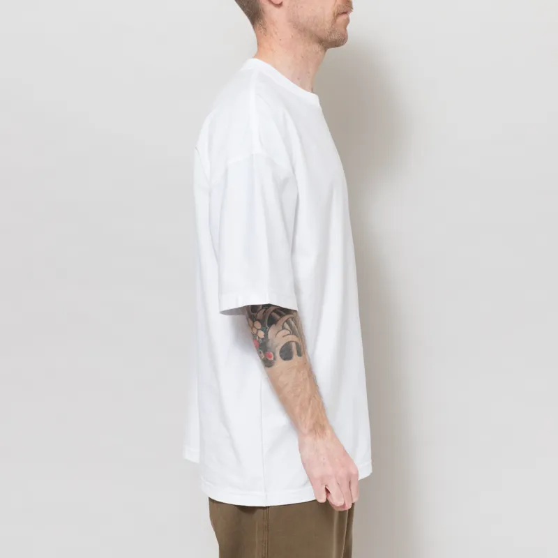 Carhartt WIP Label T Shirt White-4