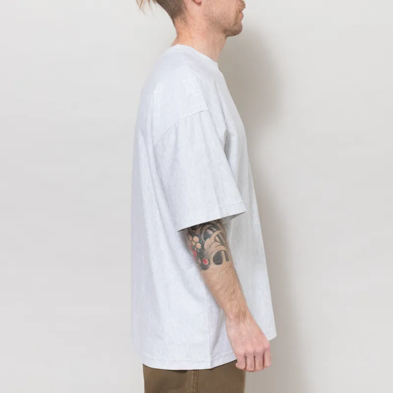 Carhartt WIP Label T Shirt Ash Heather-4