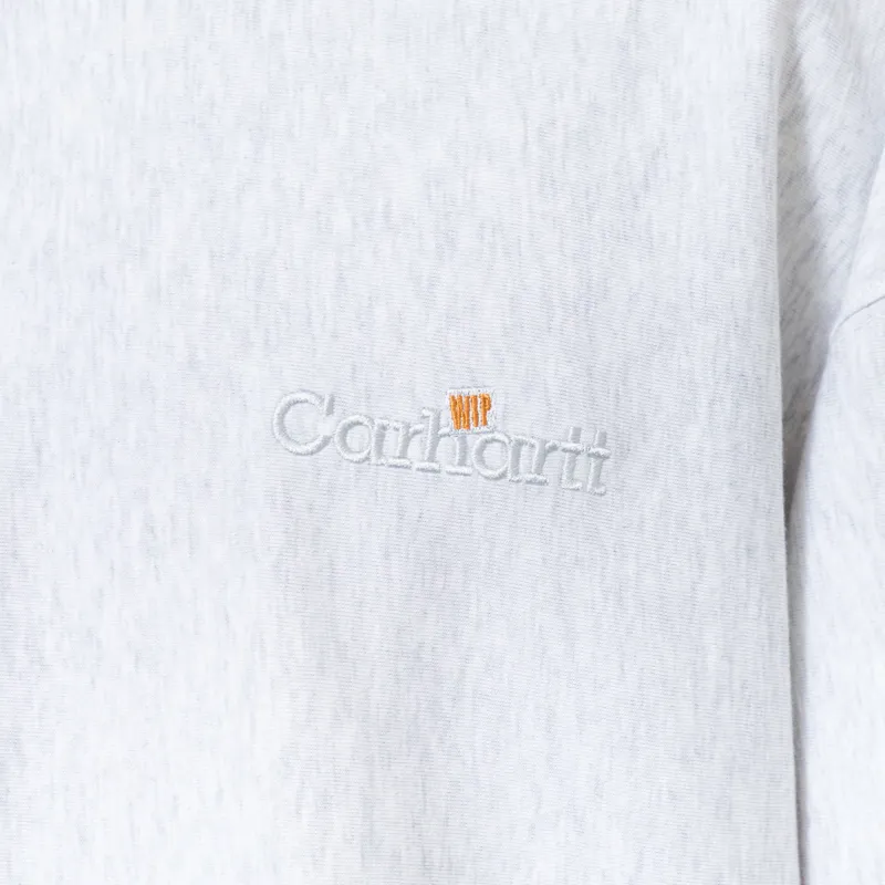 Carhartt WIP Label T Shirt Ash Heather-7