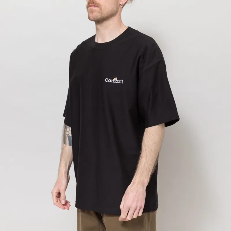Carhartt WIP Label T Shirt Black-1