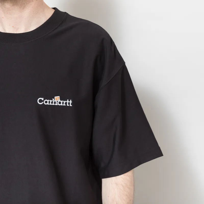 Carhartt WIP Label T Shirt Black-6