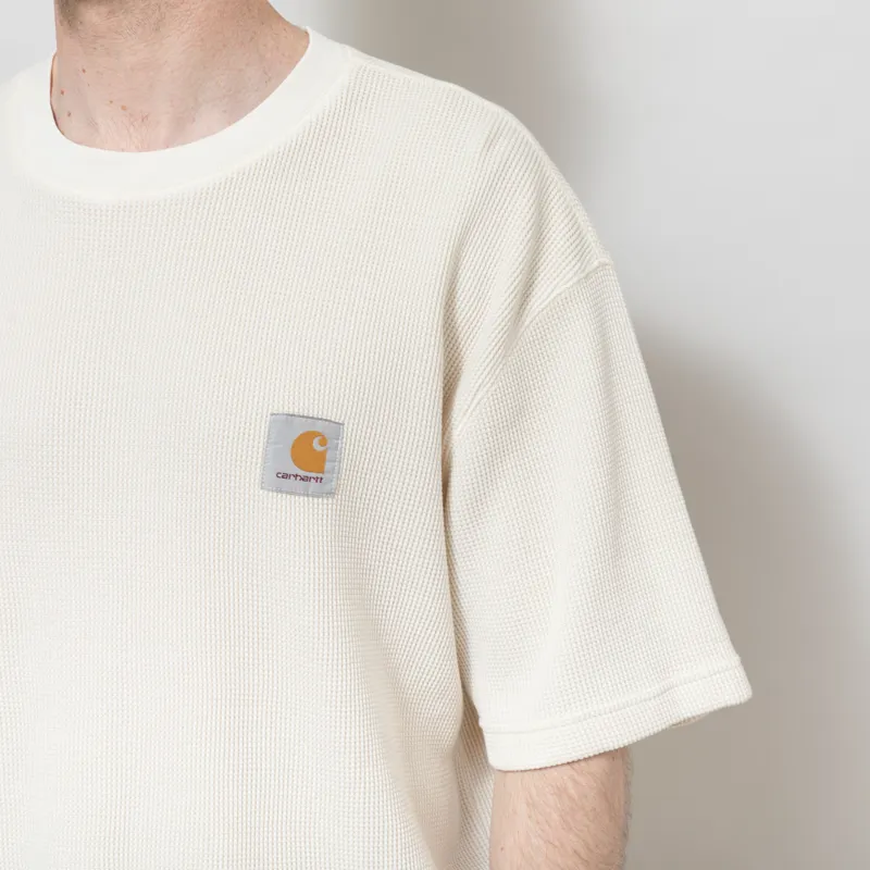 Carhartt WIP Nelson Waffle T Shirt Natural-6