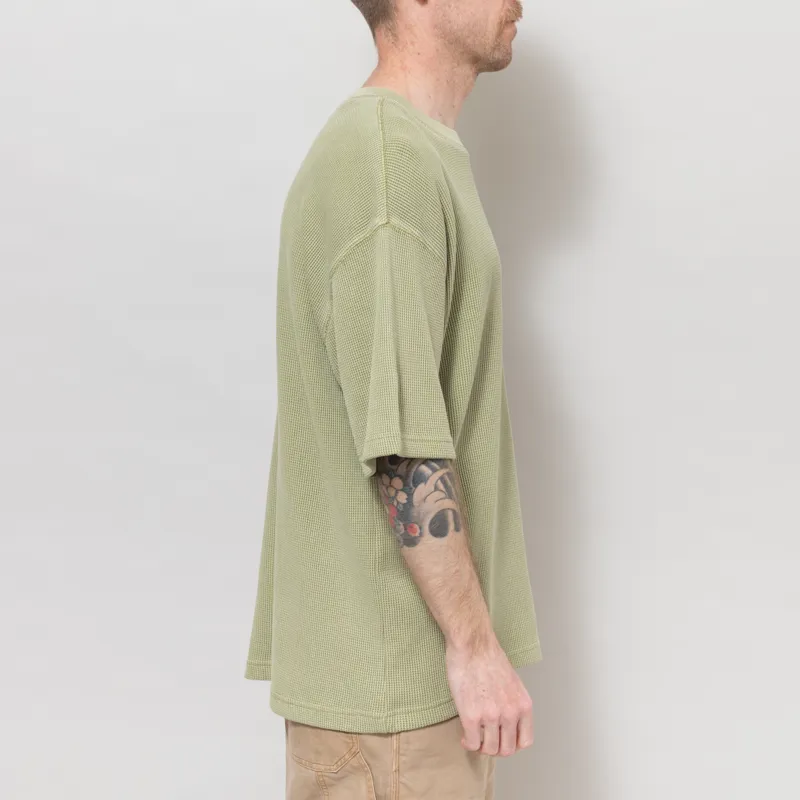 Carhartt WIP Nelson Waffle T Shirt Gentle Green-4
