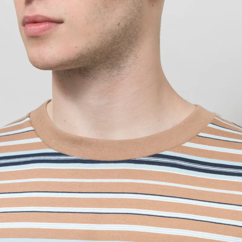 Carhartt WIP Zane T Shirt Striped Peanut-3