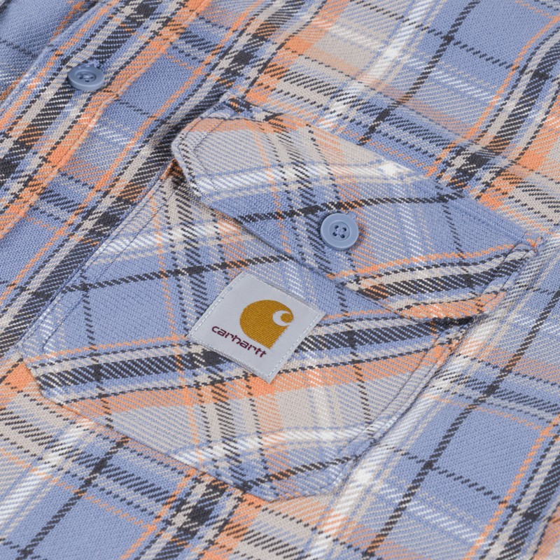 Carhartt WIP Tunick Shirt Check Gentle Blue-5