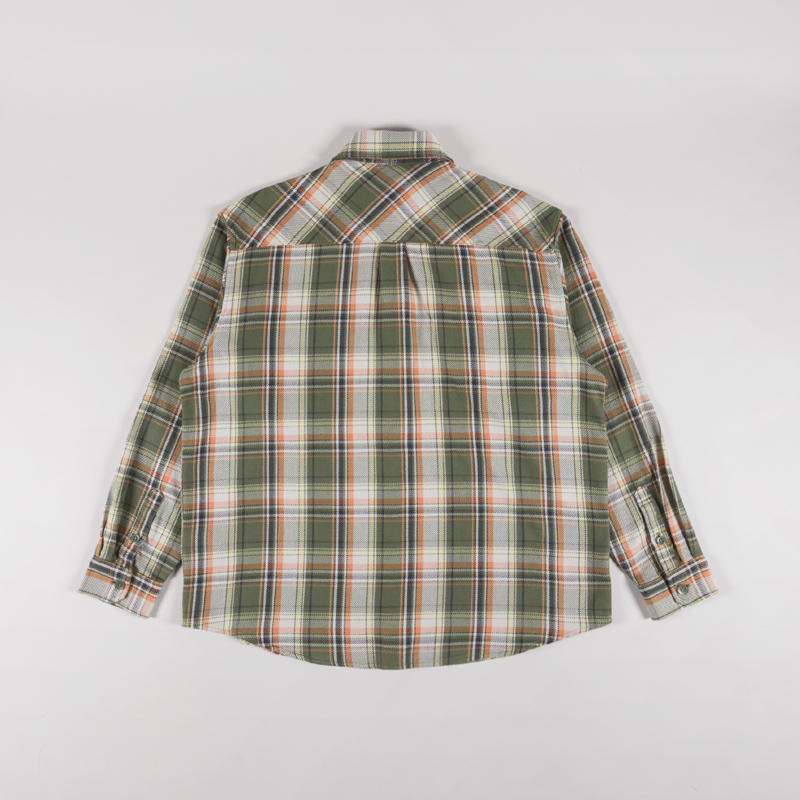 Carhartt WIP Tunick Shirt Check Dollar Green-1