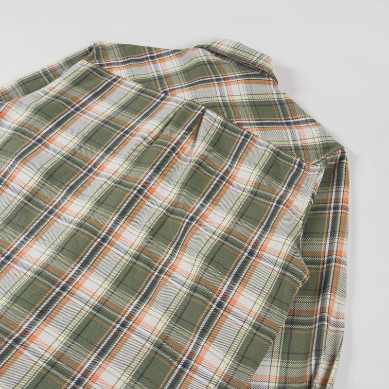 Carhartt WIP Tunick Shirt Check Dollar Green-3