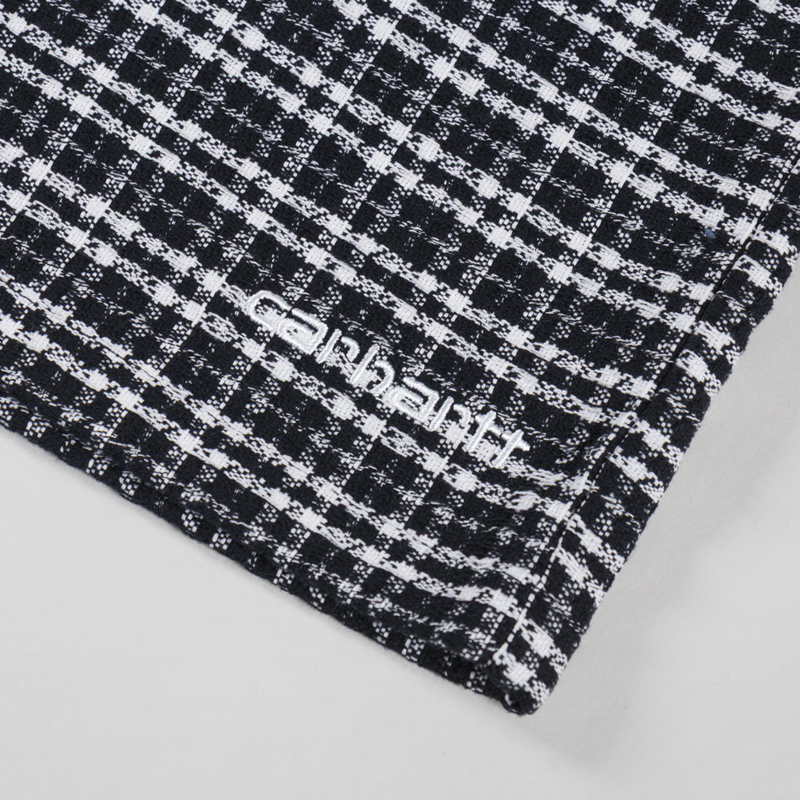 Carhartt WIP Kander Shorts Check Black-4