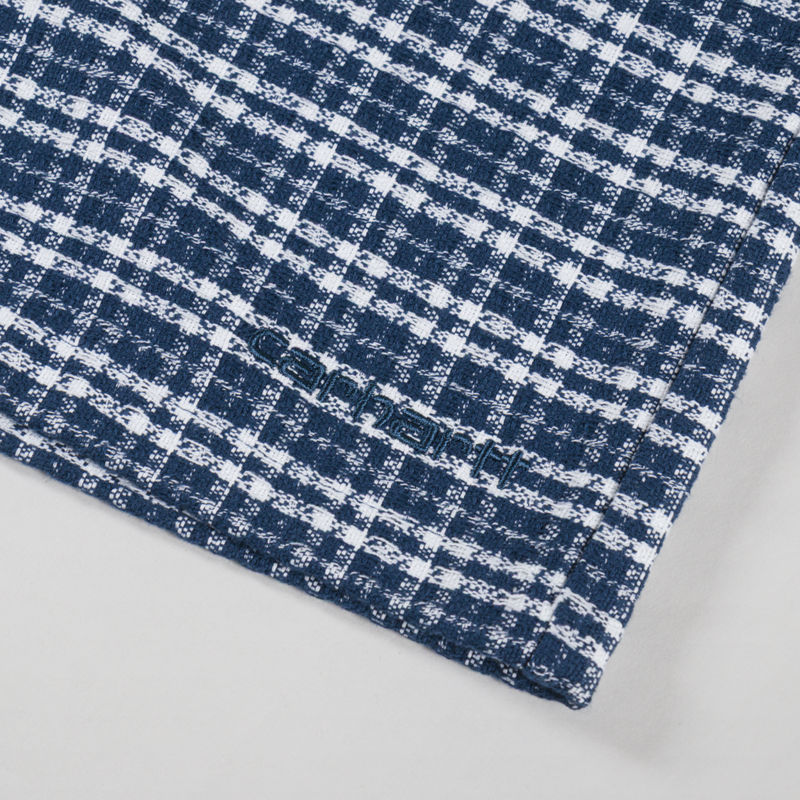 Carhartt WIP Kander Shorts Check Blue River-4