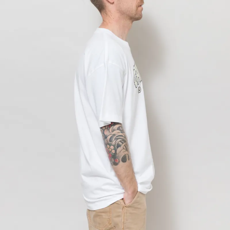 Carhartt WIP Cloud Script T Shirt White-4