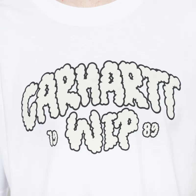 Carhartt WIP Cloud Script T Shirt White-7