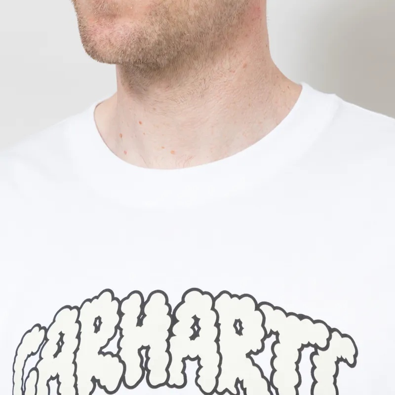 Carhartt WIP Cloud Script T Shirt White-6