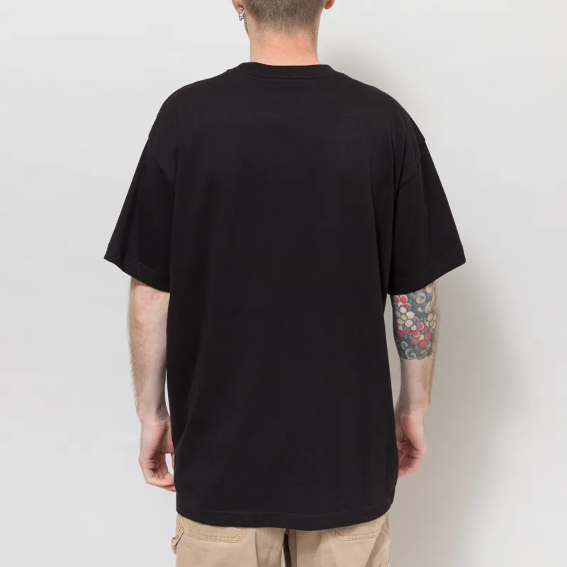 Carhartt WIP Cloud Script T Shirt Black-3