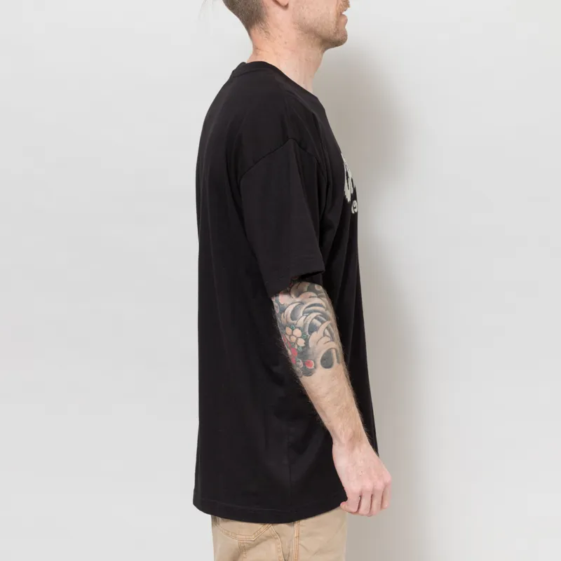 Carhartt WIP Cloud Script T Shirt Black-4