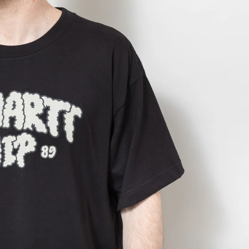 Carhartt WIP Cloud Script T Shirt Black-6