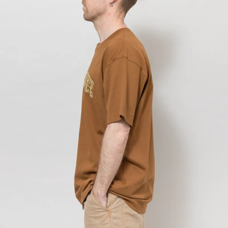 Carhartt WIP Monogram T Shirt Hamilton Brown-2