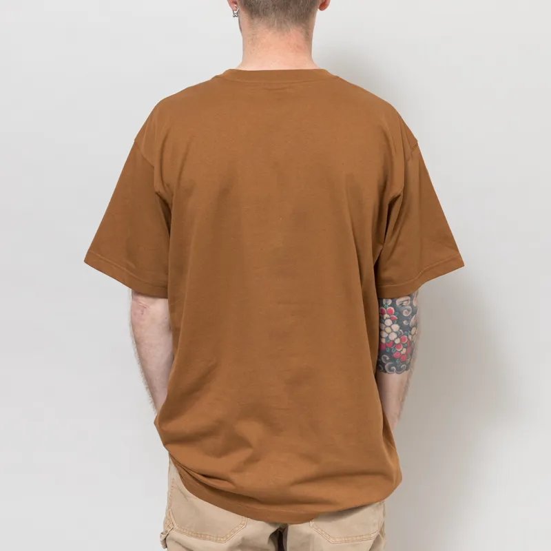 Carhartt WIP Monogram T Shirt Hamilton Brown-3