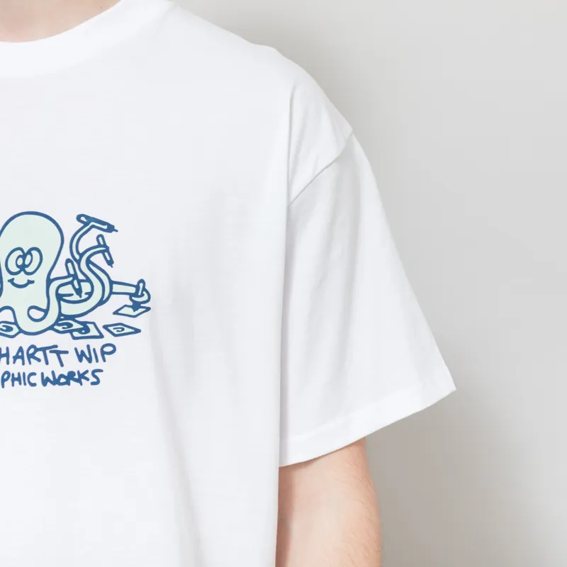 Carhartt WIP Ink Lab T Shirt White-3