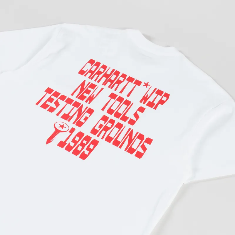 Carhartt WIP Blocks T Shirt White-2