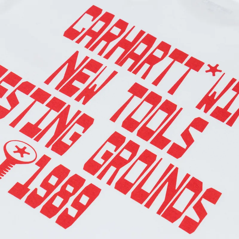 Carhartt WIP Blocks T Shirt White-4