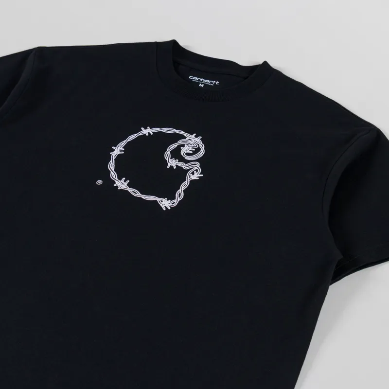 Carhartt WIP Barbwire C T Shirt Black-1