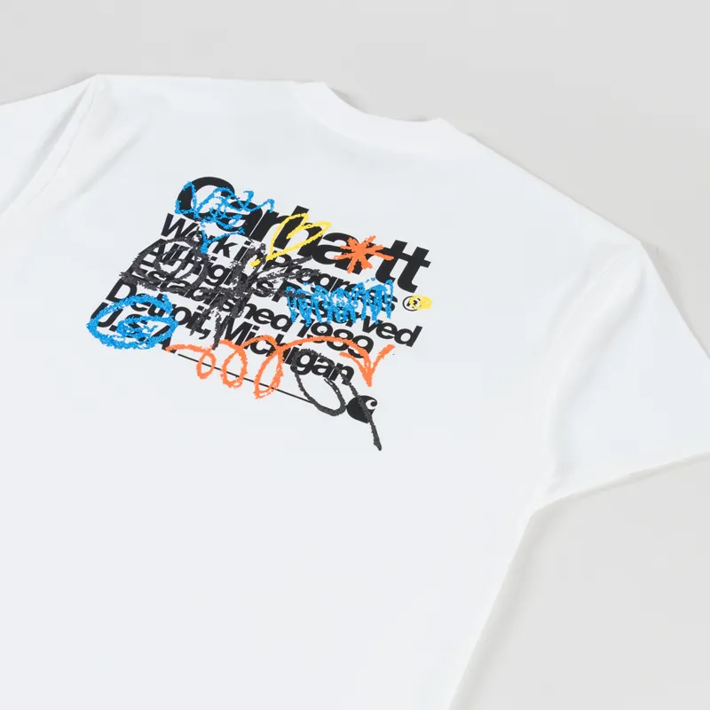 Carhartt WIP Primary T Shirt White-2