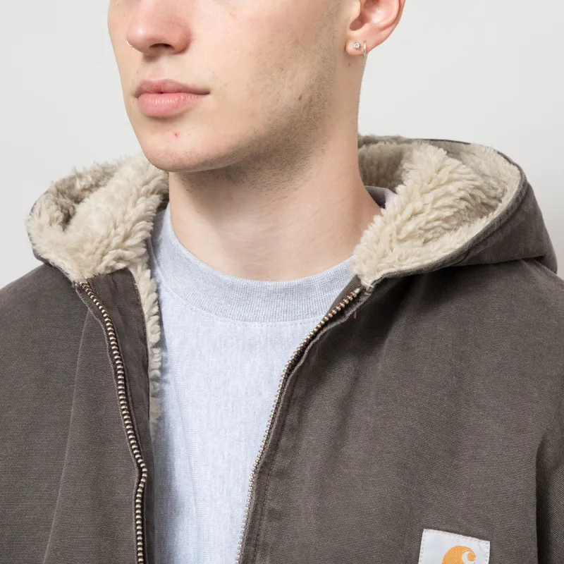 Carhartt WIP Mitch Jacket Brass Dusky Canvas-6