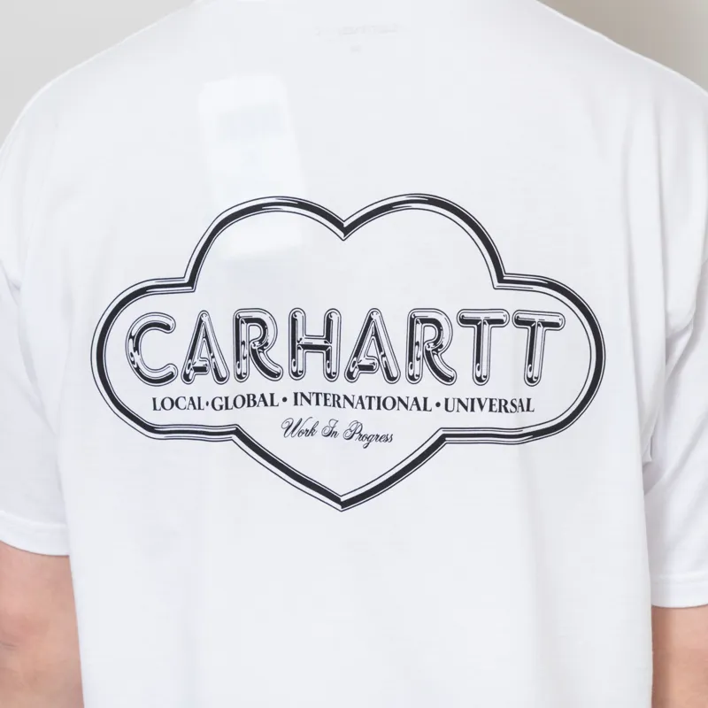 Carhartt WIP Cloud Heart T Shirt White-2