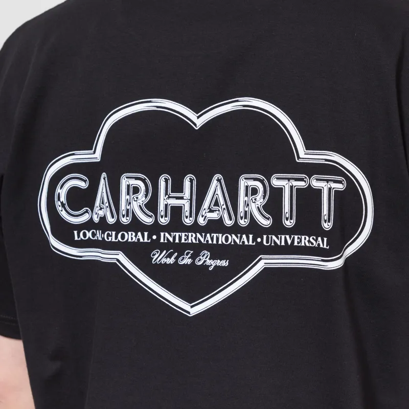 Carhartt WIP Cloud Heart T Shirt Black-2