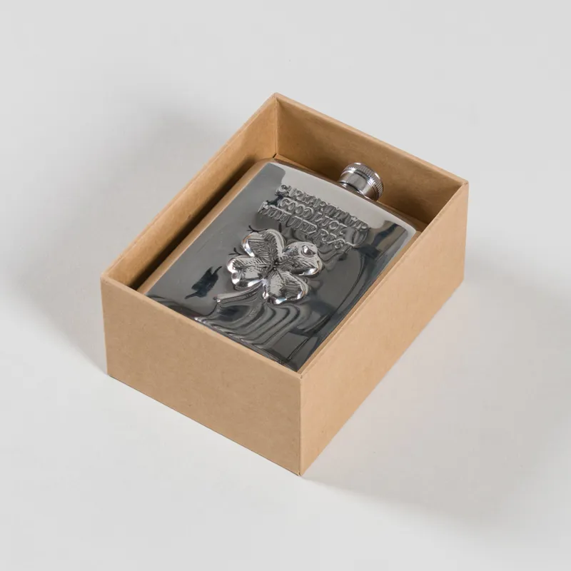 Carhartt WIP Clover Flask Silver-4