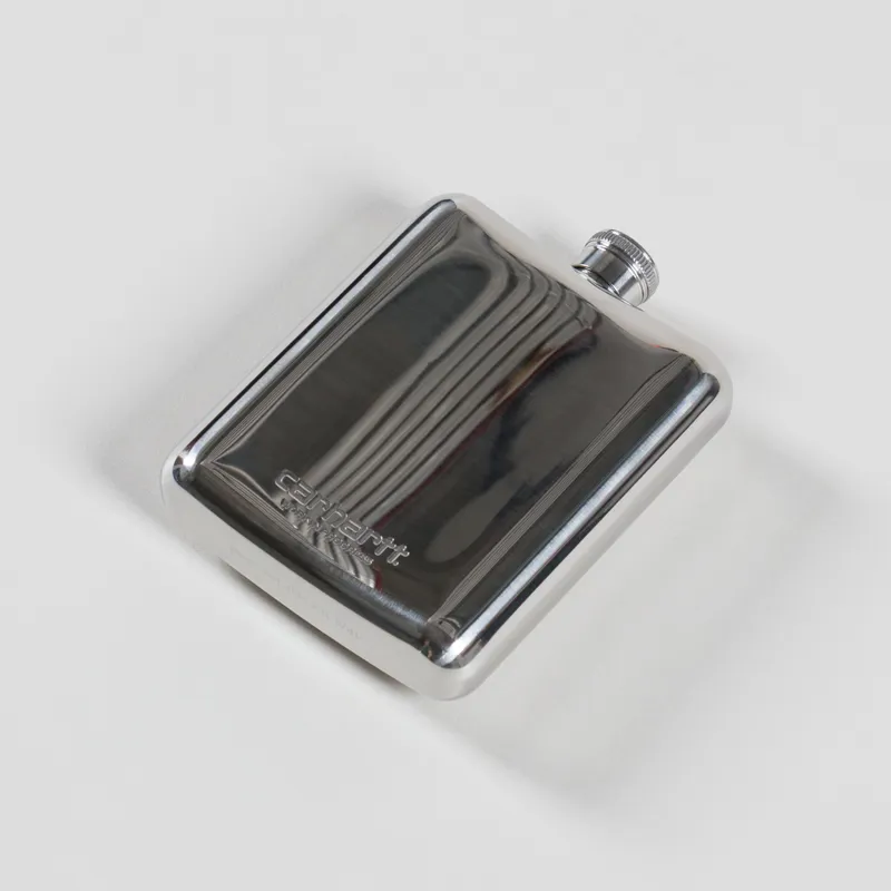 Carhartt WIP Clover Flask Silver-1