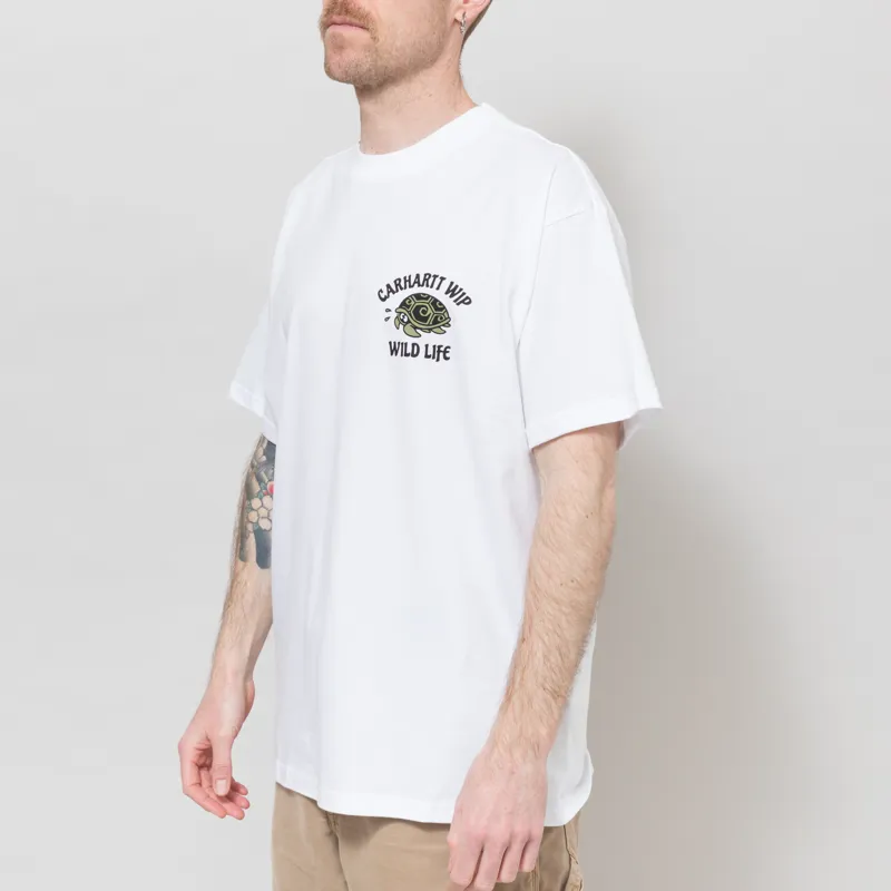 Carhartt WIP Wild Life T Shirt White-2