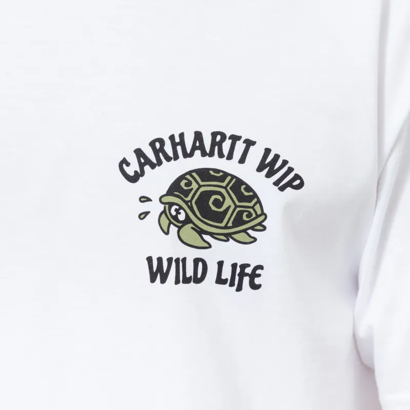 Carhartt WIP Wild Life T Shirt White-7