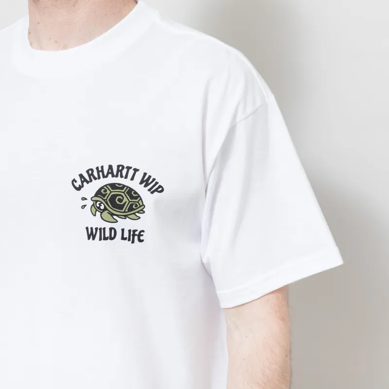Carhartt WIP Wild Life T Shirt White-5