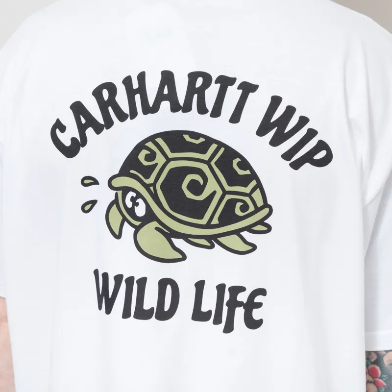 Carhartt WIP Wild Life T Shirt White-6